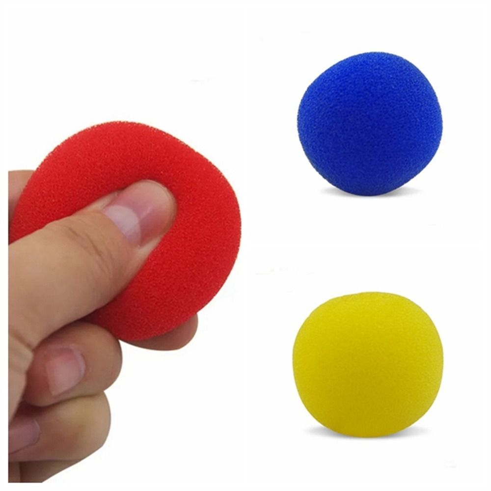 5 Stuks Super Zachte Spons Bal Vinger Goocheltrucs Verschijnen/Verdwijnende Ballen Magia Podium Straat Illusies Gimmick Leuk Klassiek Speelgoed