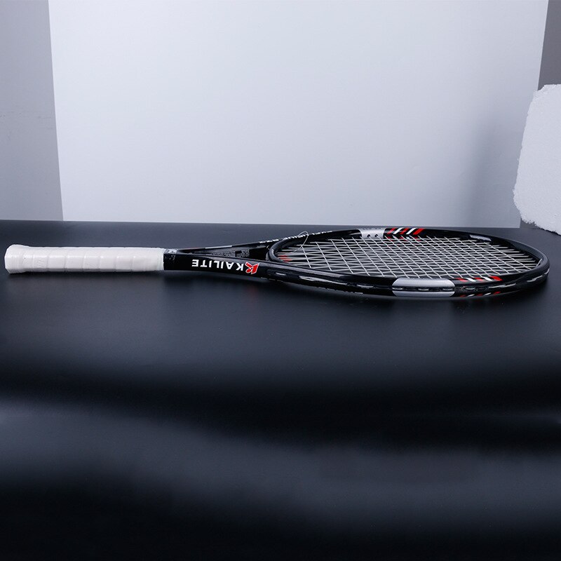 Raqueta De Tenis De aleación De aluminio y carbono, raqueta De entrenamiento Unisex De raqueta De Tenis con bolsa De agarre libre