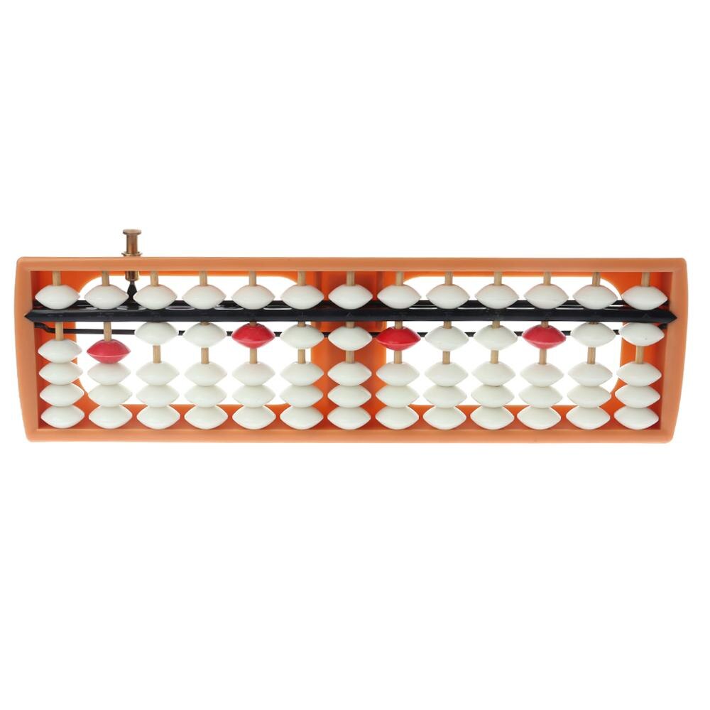 Portable 13 Column Abacus Arithmetic Soroban Number Counting Math Learning Tool: Default Title