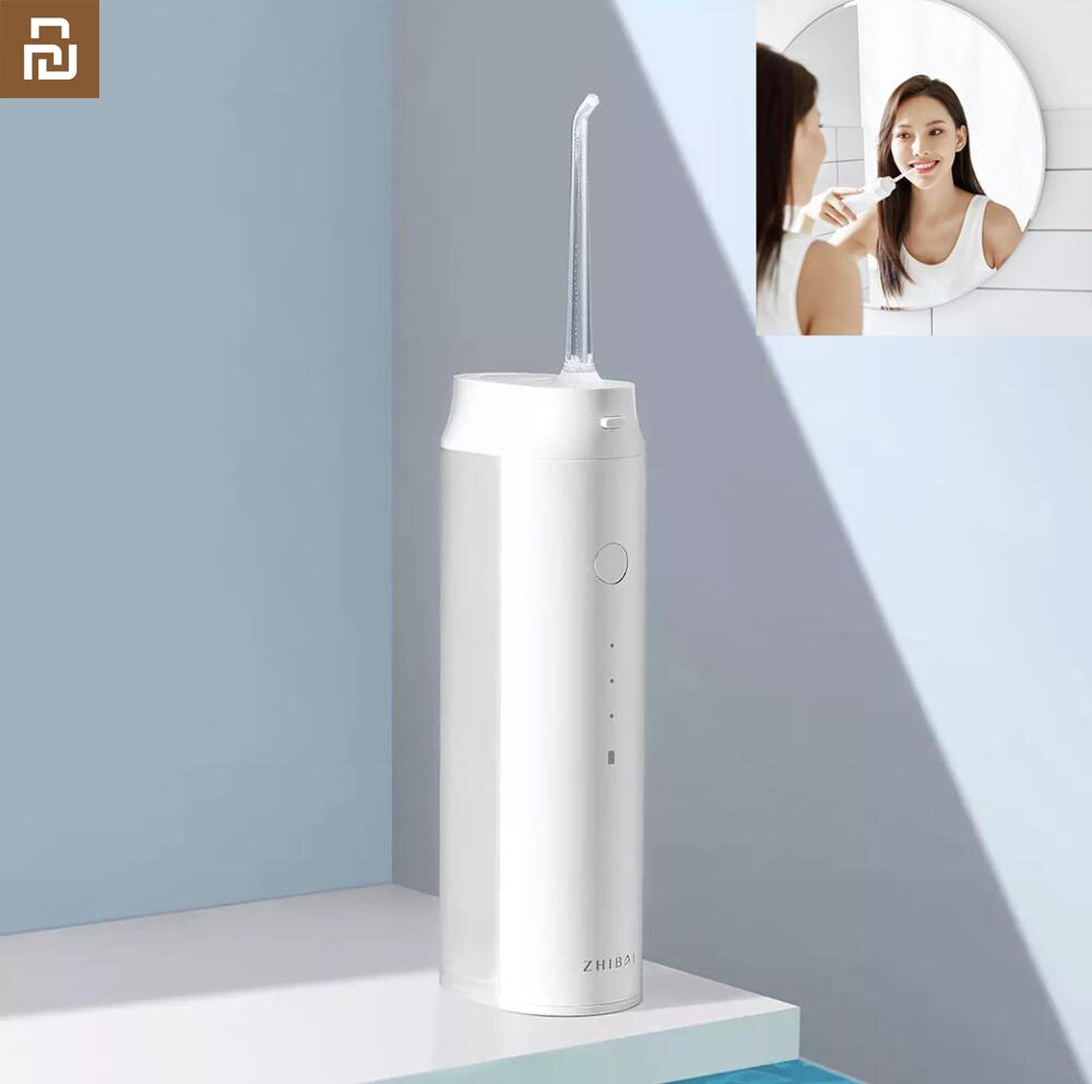 Xiaomi mijia 200ml elektrisk oral vanding vandflosser ipx 7 vandtæt vand tandstikker tandpleje fire gear mode til personlig