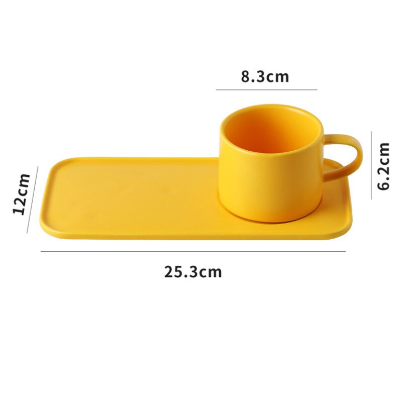 Ensemble Tasse à Café Et Soucoupe Dorée En Acier Inoxydable - Style Européen Élégant Avec Cuillère