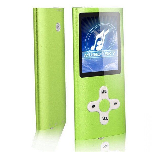 Player Mp3 Mp4 16 GB Digital Compact Portable Photo Viewer Voice Recorder MP4 Players: Green
