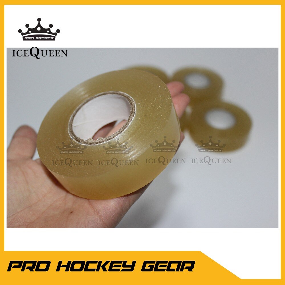 6 ruller/parti 24mm*25.5m 28 yards længde klar pvc hockey tape, super holdbar sportstape