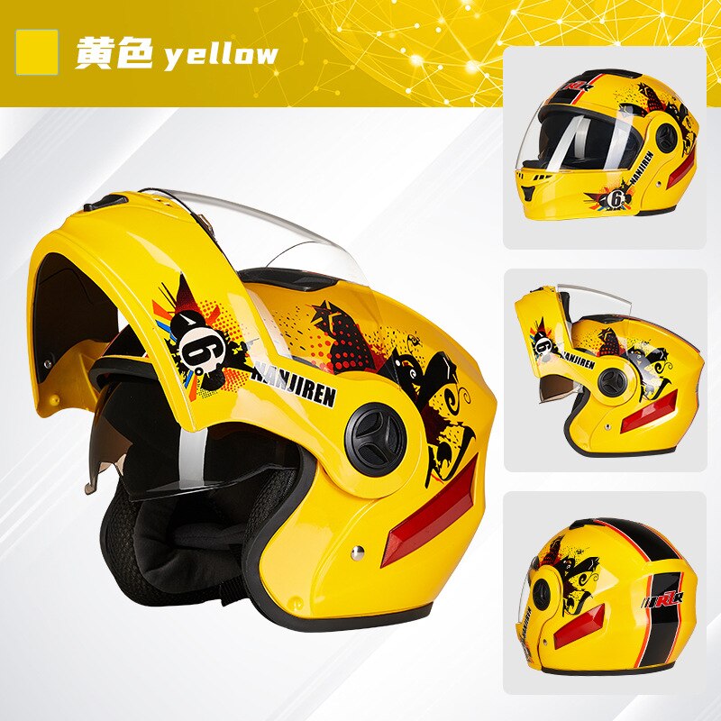 Uncovered helmet motorcycle motorcycle helmet men and women full face four season general motorcycle helmet dirt bike helmet: 05