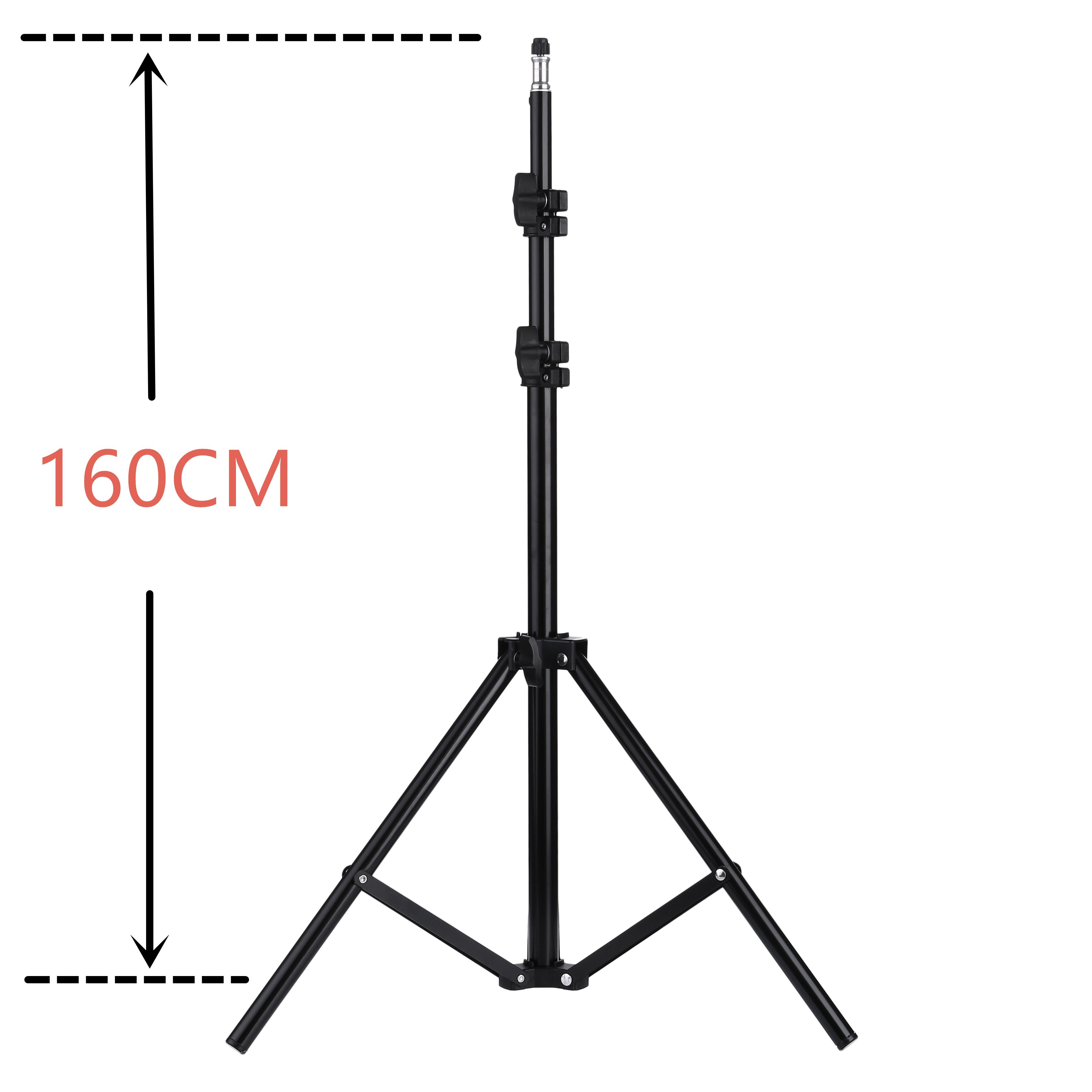Tragbare 160cm 200cm Selfie Starke Foto Stativ Für praktisch Digital Kamera Ring lampe Mit Bluetooth Fernbedienung: 160cm Stativ