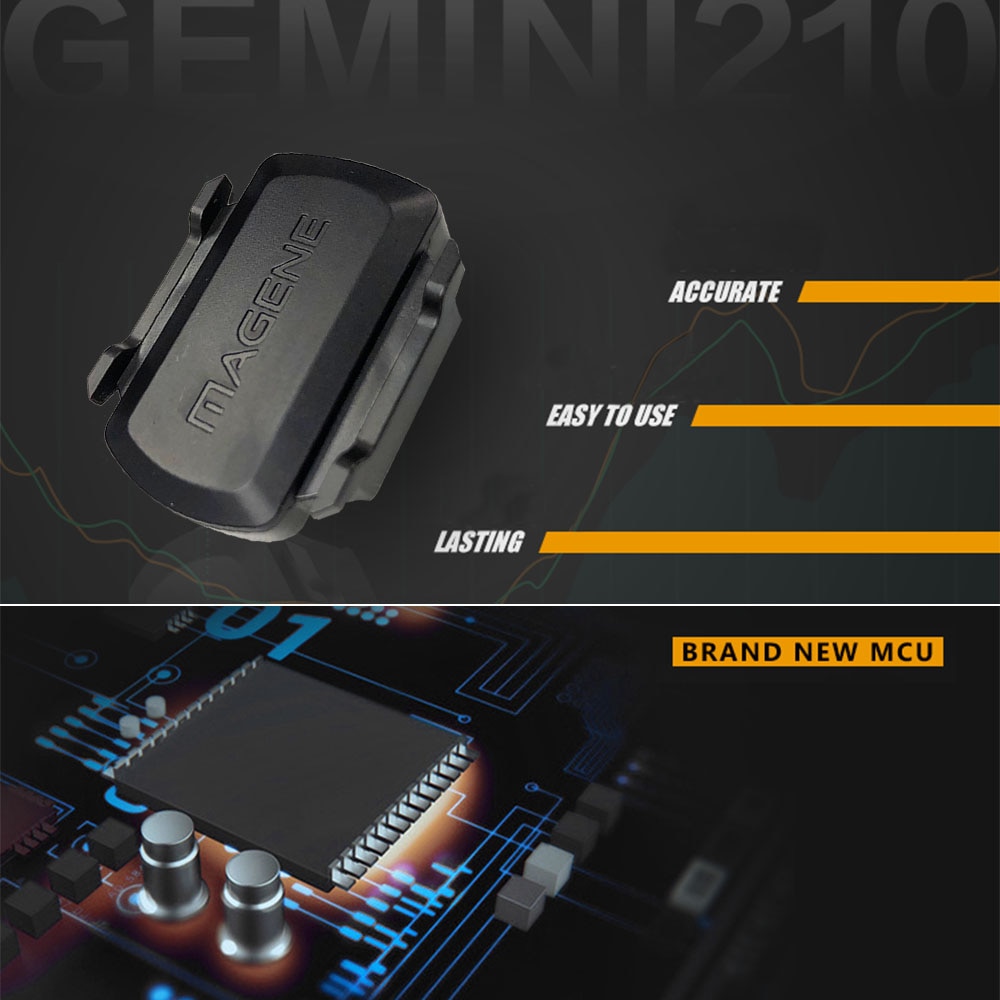 Sensor Magene S3 + de cadencia de velocidad, ordenador ANT + Bluetooth, velocímetro para Strava, Garmin, iGPSPORT, Bryton, Sensor Dual de ordenador de bicicleta