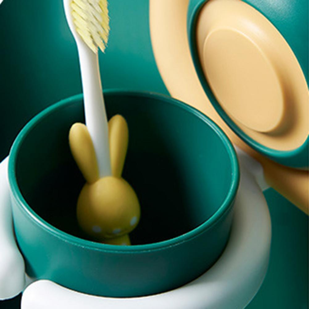 Tazza per spazzolino da denti a parete in plastica facile da pulire tazza per spazzolino da denti per bambini