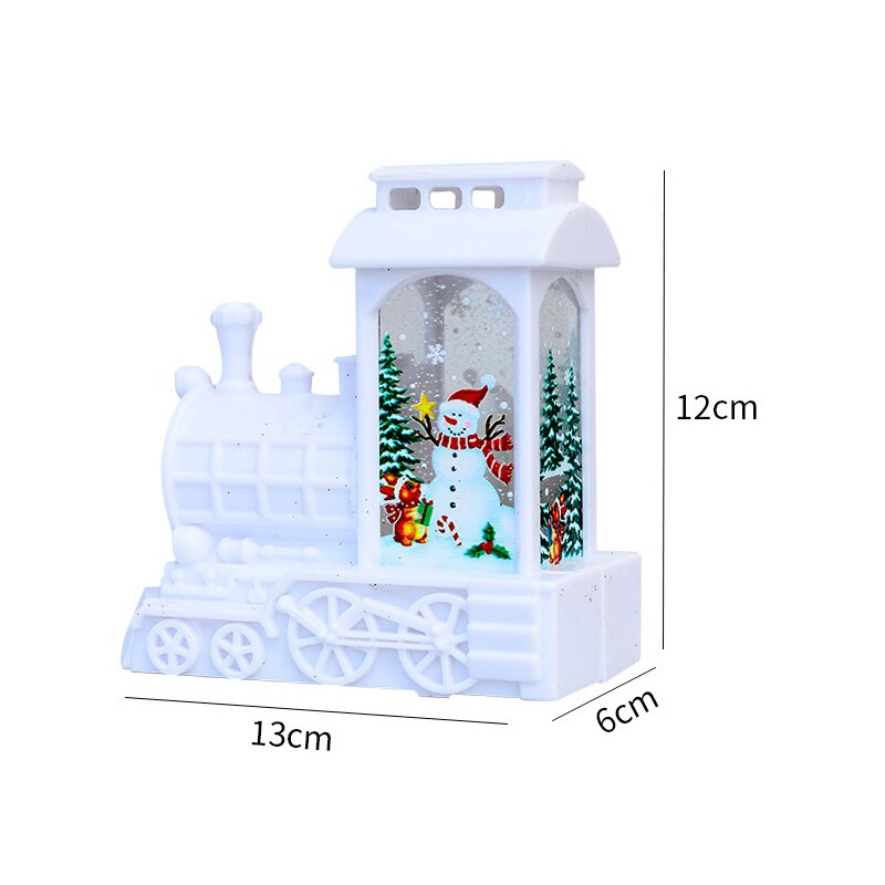 Weihnachten Dekorationen Für Haus Laterne LED Kerze Tee Licht Kerzen Weihnachten Baum Ornamente Santa Claus Elch Lampe Neue Jahr: 04