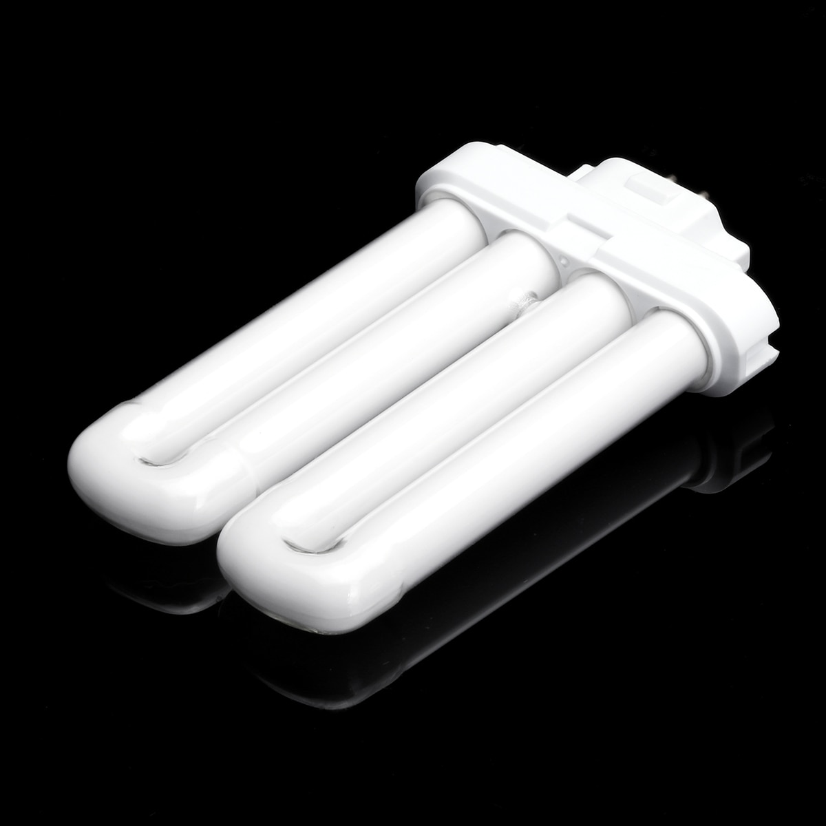 Tubo de luz fluorescente compacto Smuxi 27W, 4 filas de bombillas, tubo de 4 pines, lámpara de ahorro energético, Bombilla blanca pura 6500K, iluminación AC220V
