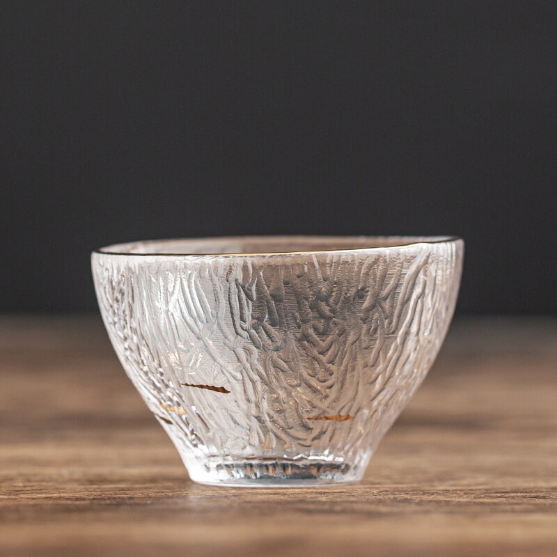 260ml Transparent Glass Teapot Heat-resistant Teapots Home Kung Fu Tea Set Small Kettle Office Mini Flower Tea Pot: D(1pc 60ml Teacup)