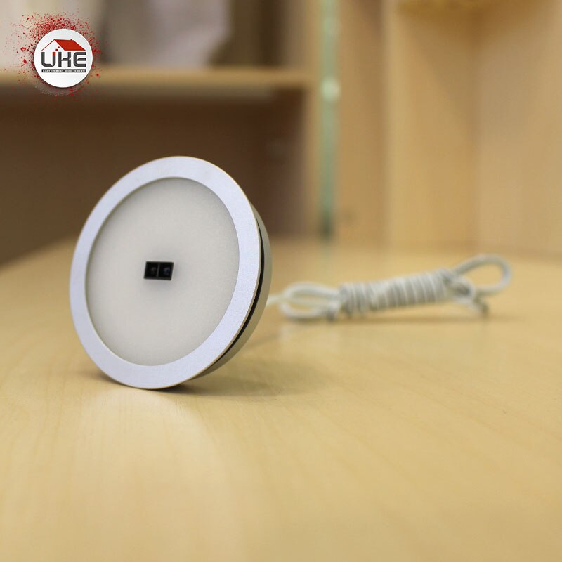 Motion Sensor Led Recessed Under Cabinet PIR LED Night Light Lamp For Wardrobe Cupboard Closet 3W 12V Mini Lamp