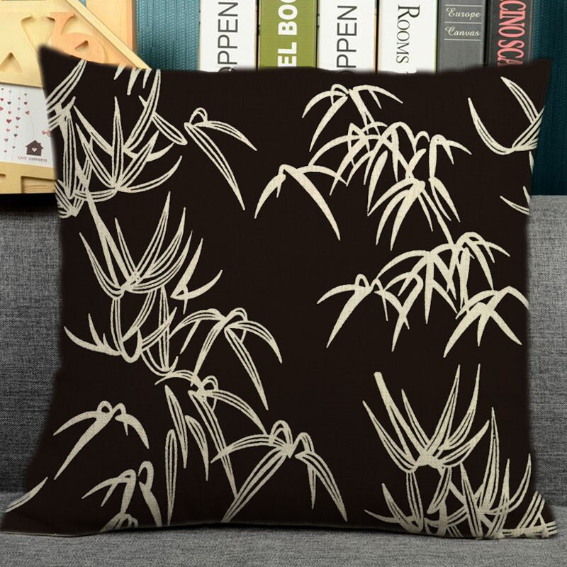 18 "Tropische Bladeren Gezellige Bank Kussen Thuis Decoratieve Kussen Met Tropische Palm Monstera Bladeren Print Voor Zomer Groen Decor: n4 30