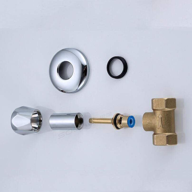 2 Styles G1/2*1/2 / G3/4*3/4 Tap Water Switch Valve Water Main Gate 4' Inner Wire Mouth Brass Dark Valve