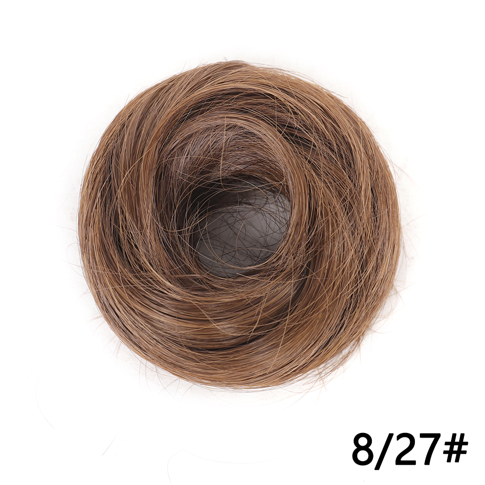 LUPU-moño de pelo sintético para mujer y niña, extensión de cabello, moño rizado, ondulado, moño desordenado, moño para el cabello, uso diario: 4/30HL