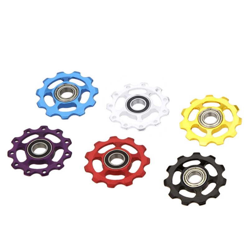 Bicycle aluminum alloy 11T rear guide wheel 2 colors