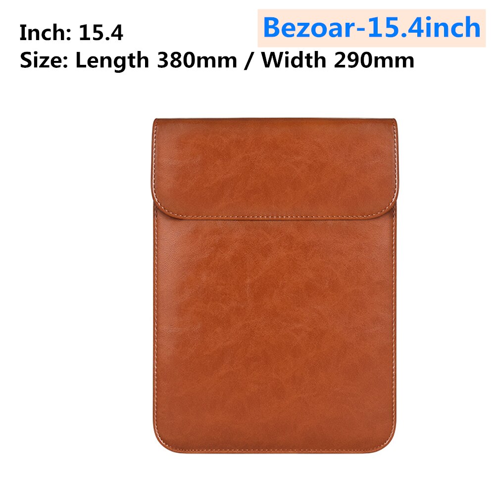 Mouse Pad Notebook Case for Apple Macbook Huawei pro 13.3 15.4 inch Millet Protective leather case Notebook liner package: Bezoar-15.4inch