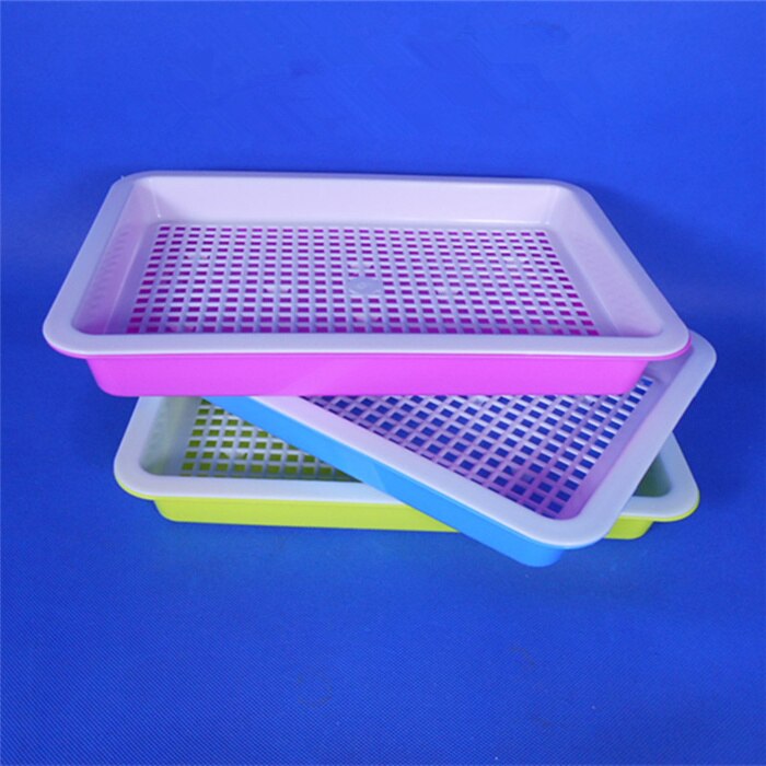 200pcs Seed Sprouter Vegetable Planting Paper Germinating Paper Nursery Soiless Plant Germination Paper Seedling Water Soak: 3pcs planting tray