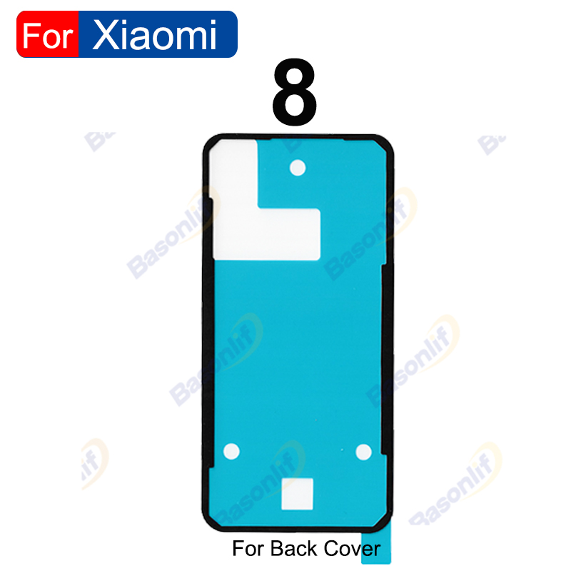 Back Cover Waterproof Adhesive For XiaoMi Mi 10 CC9 Pro 9 8 Lite SE 9T Pro POCO X3 Pro Series Rear Sticker Replacement Glue: green