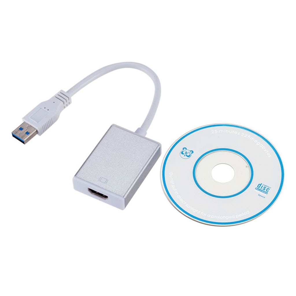 USB 3.0 to HDMI Adapter - HD 1080P Converter Cable - External Graphics Card for Windows Laptops