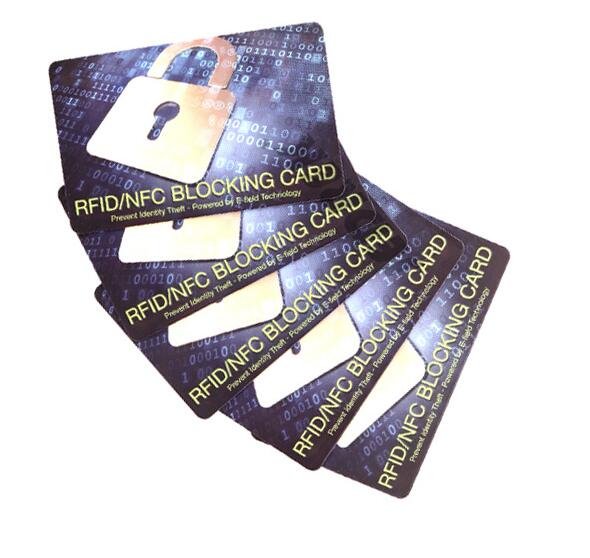 Anti Theft Credit Card Shield Rfid Protector Shield Card Prevent Unauthorized Scanning NFC Signals Shield For Passport Purse