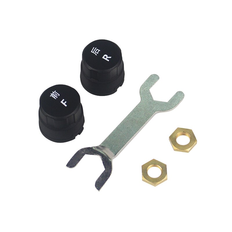 MOTO TPMS Tire Pressure Monitoring System For Motorcycle Bluetooth 4.0 With 2 External Sensors For IOS / Android motocare