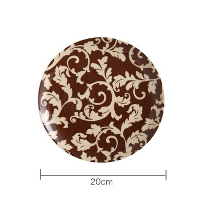 OUSSIRRO Wall Decorations Ceramic Wall Plate Ceramic butterfly Restaurant Cafe Bar Wall Decoration L2118: B
