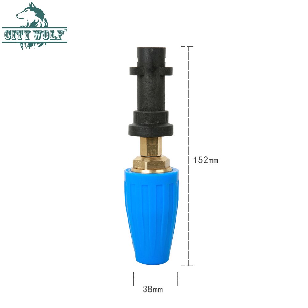 Hogedrukreiniger Turbo Nozzle Vervangingsset met