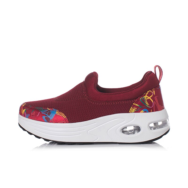 Kvinner casual shake sko lette slip on wedge platform joggesko kvinner pustende sommer minika swing sko scarpe dimagranti