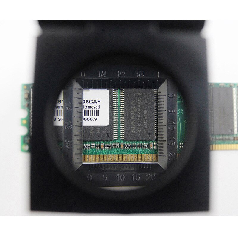 10X Foldable Magnifier Magnifying Glass With Scale For Textile Optical Jewelry Mini Size Foldable Magnifying Glass Tool