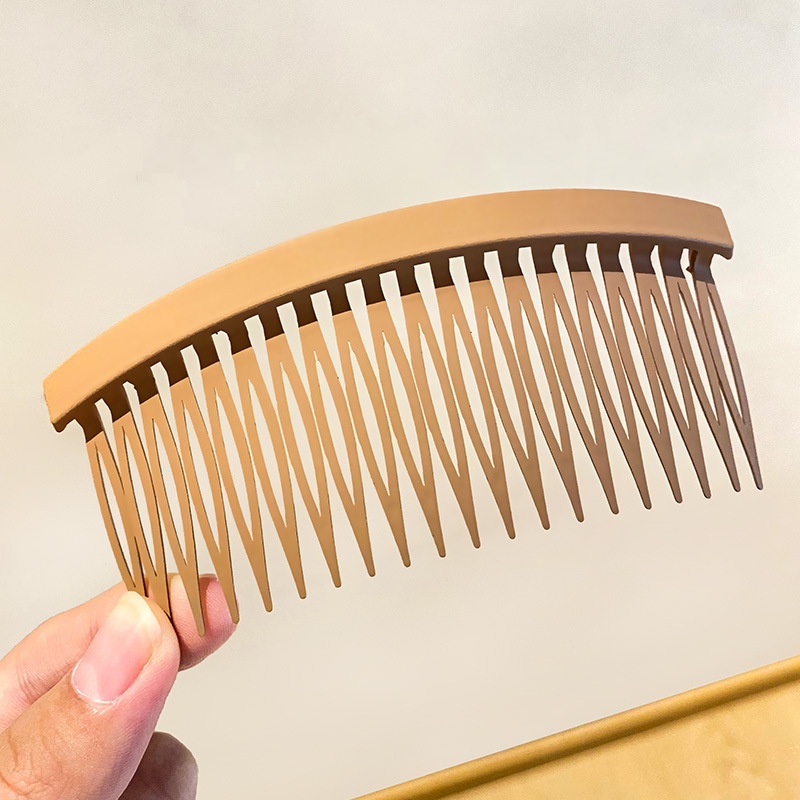 Grampo de cabelo fosco minimalista estilo coreano, franja feminina, estilo de cabelo, acessórios de cabelo elegantes e versáteis para uso diário: Verde