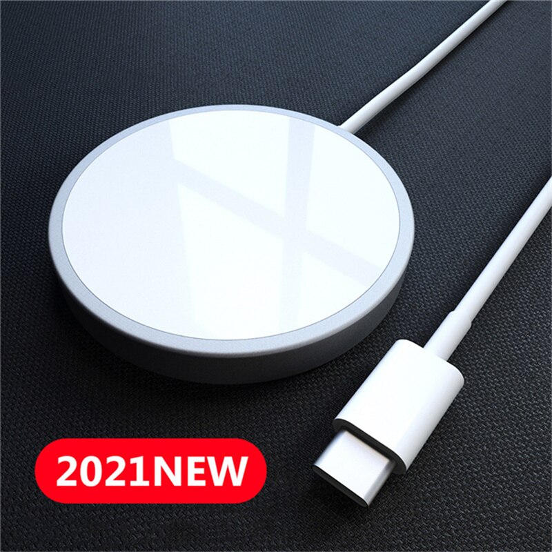 Voor Apple Mobiele Telefoon 12 Magsafe Charger 15W Magnetische Draadloze Opladen Voor Iphone 12 12pro Max 12Mini Magsafing pd Snelle Lading: Default Title