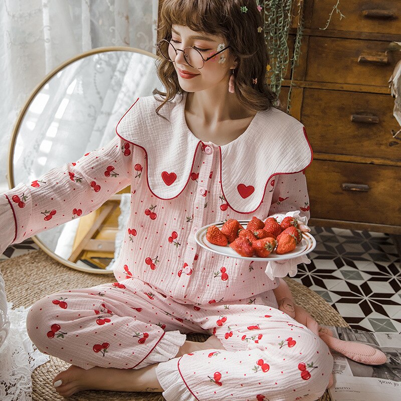 Ropa de noche de Modal primavera otoño ropa de maternidad ropa de lactancia ropa de dormir Prenatal + Pijamas de lactancia Postnatal