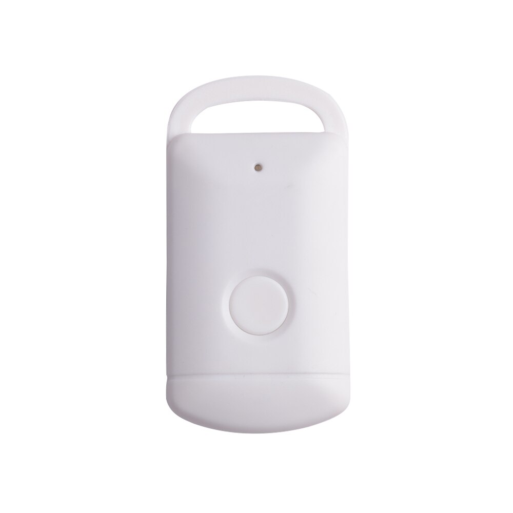 Mini localizador GPS Bluetooth 4,0 localizador portátil Anti-llave perdida localizador de mascotas dispositivo antirrobo de alarma de dos vías: Blanco