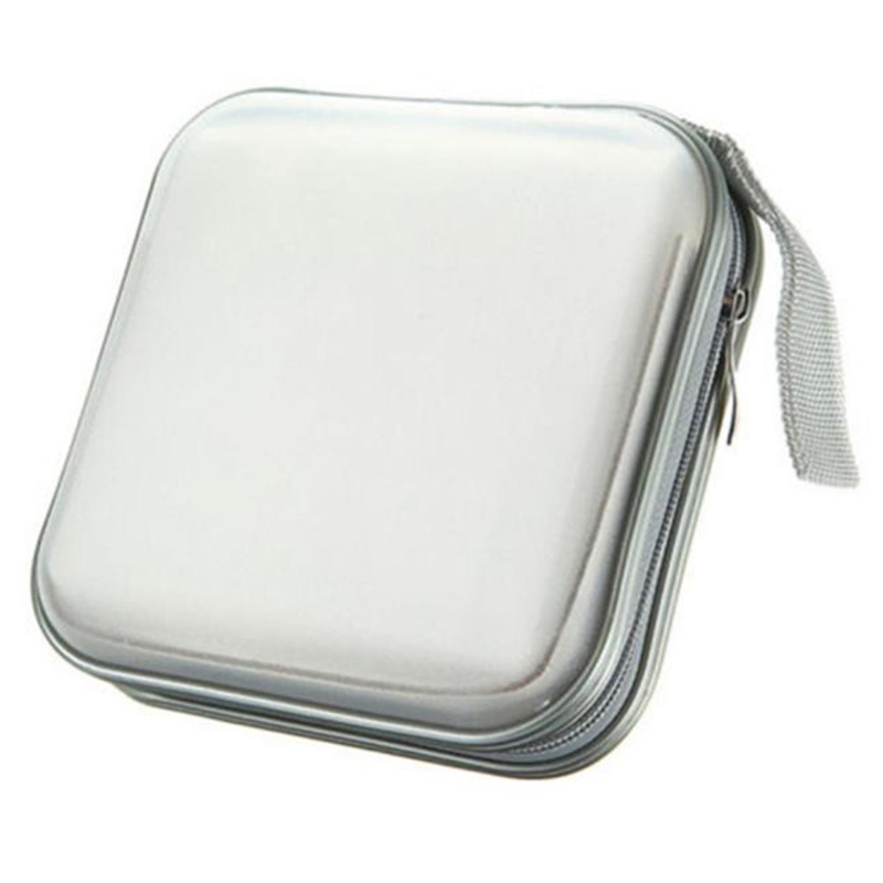 40 Disc C D DVD Wallet Holder Carry Case Organizer Carrying Bag Storage Box Multi-colors: White