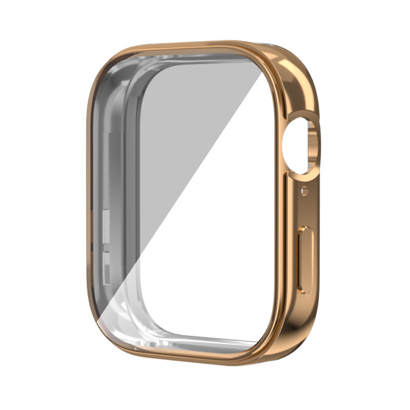 Tempered Glass Watch Cases For Huawei Watch Fit 3 All-Around Screen Protector Hard PC Bumper Watch Case For Huawei Watch Fit3: GRAY
