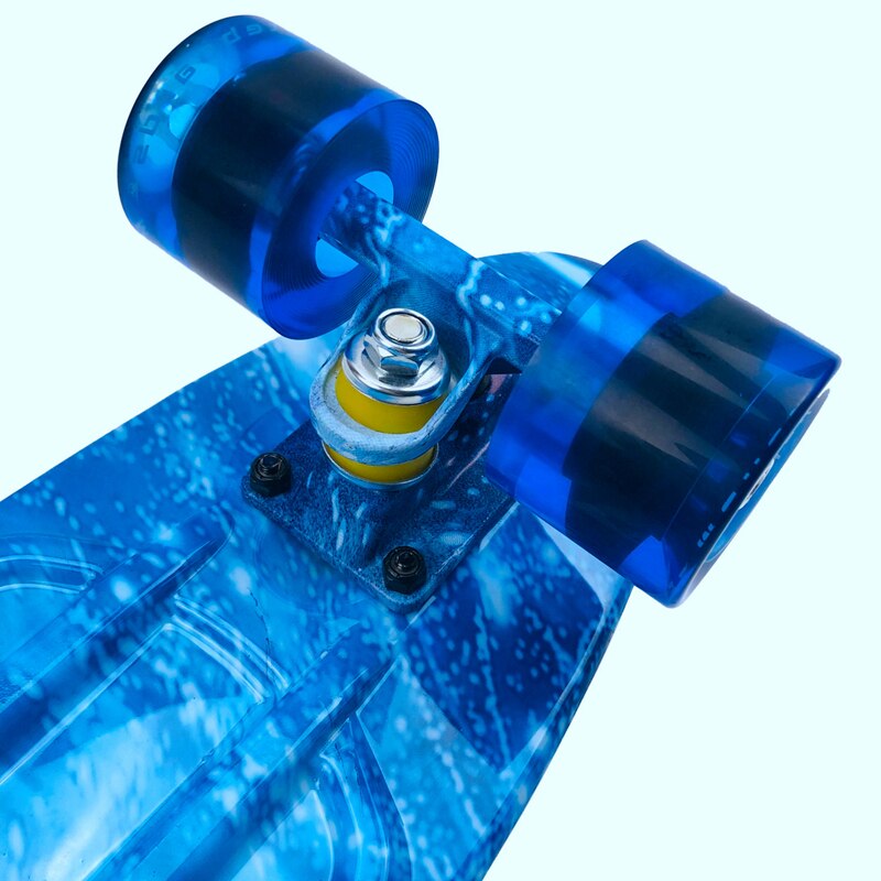 Skateboard cruiser board board retro longboard skate image galaxy complete boy girl led light