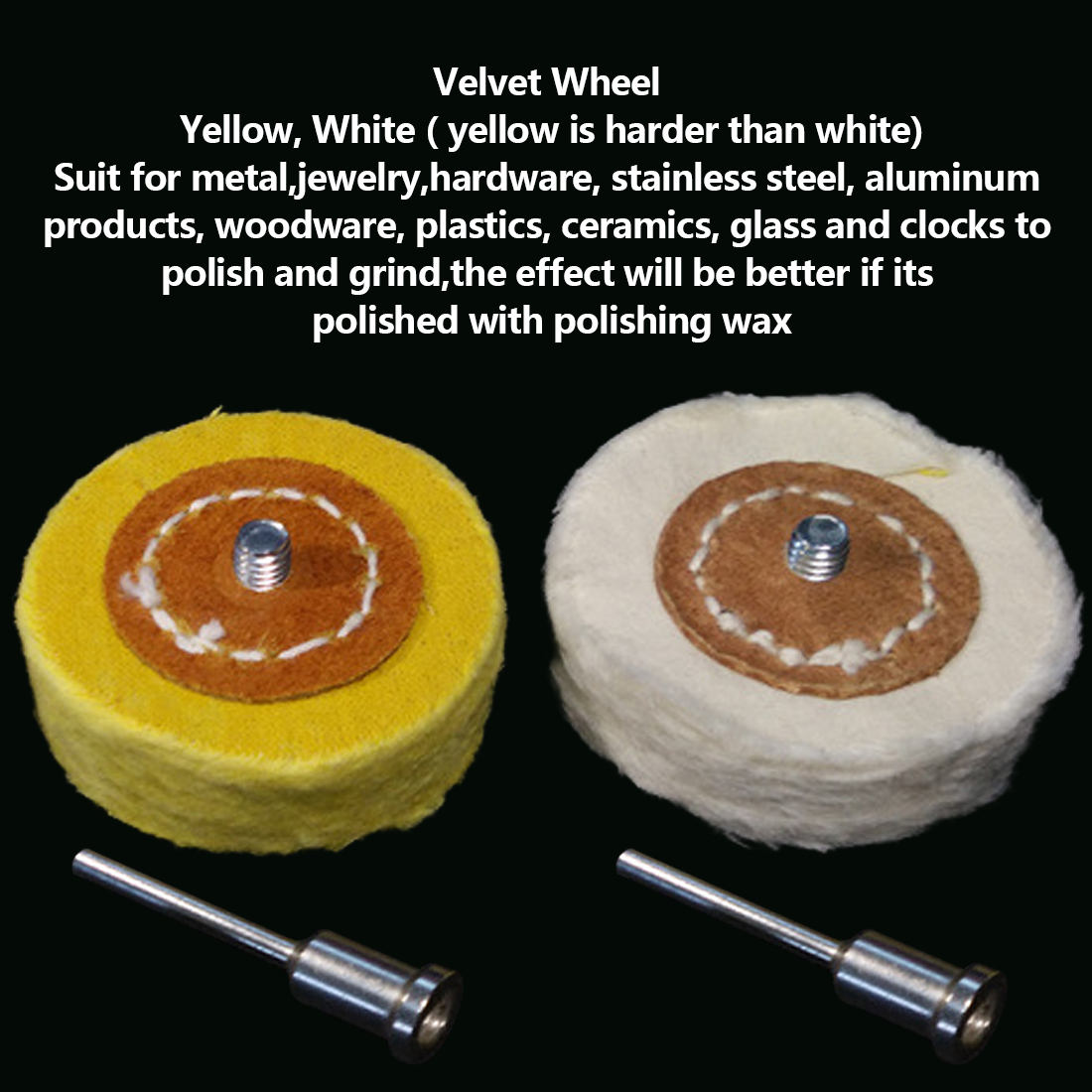 T Style Polish Buffing Wheel Grinding Head Cloth Dremel Wheel Grinder Brush For Rotary Abrasive Tools Dremel Accessories Shank