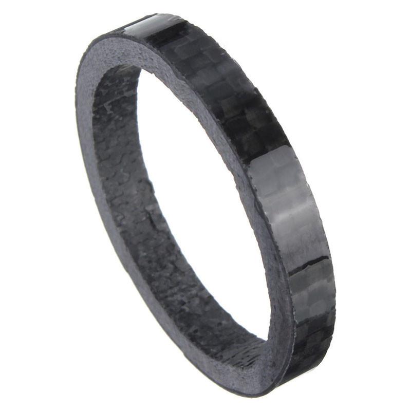 1/8 &quot; matt ud karbon sykkelavstandssett 3k blanke karbon avstandsstykker headset spacer mtb 3mm 5mm 10mm 15mm 20mm landeveissykkel avstandsstykker: 5mm