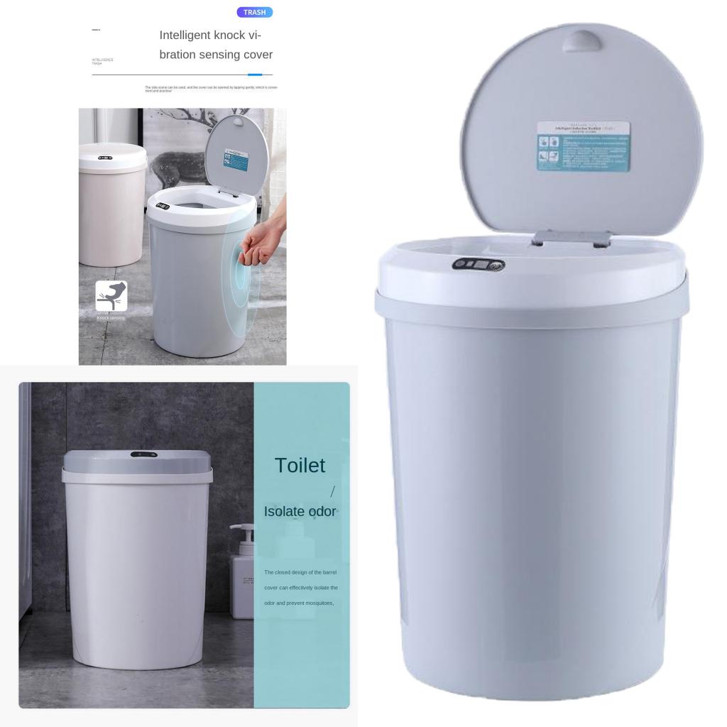 12L Automatic Waste Bin, Sensor Trash Bin for Bedroom Bathroom Office Baby Room