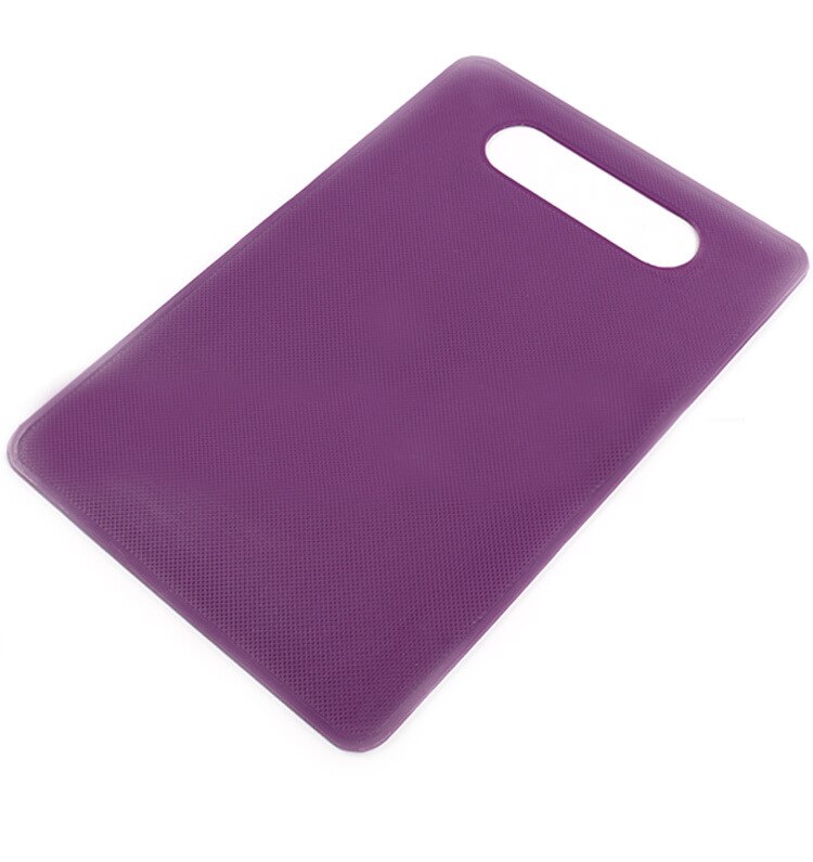 Plastic Cutting Board Foods Classification Boards Outdoors Camping Vegetable Fruits Meats Bread Cutting Chopping Blocks: Purple
