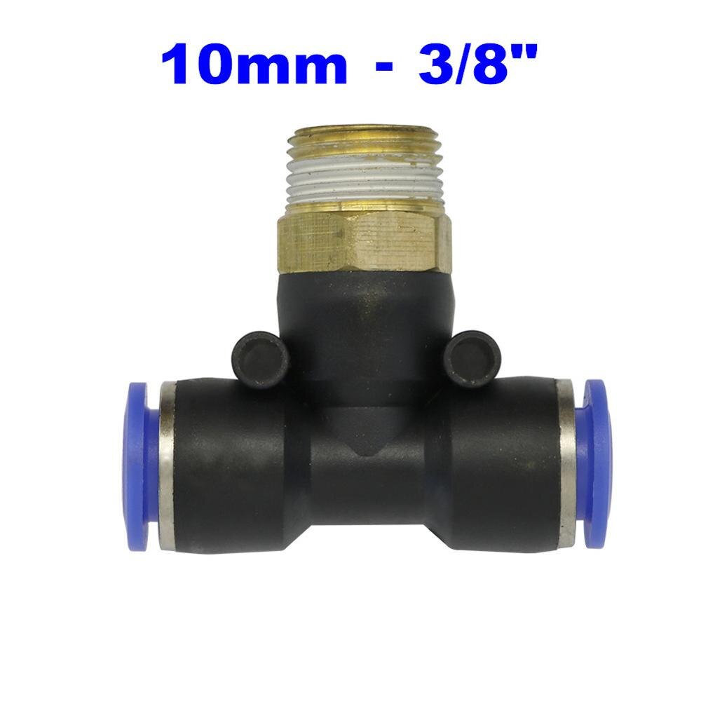 Regulador neumático de flujo de aire 4mm 6mm 8mm 10mm 12mm OD tubo de manguera de Gas ajuste válvula conector 1/8 "1/4" 3/8 "1/2" rosca macho