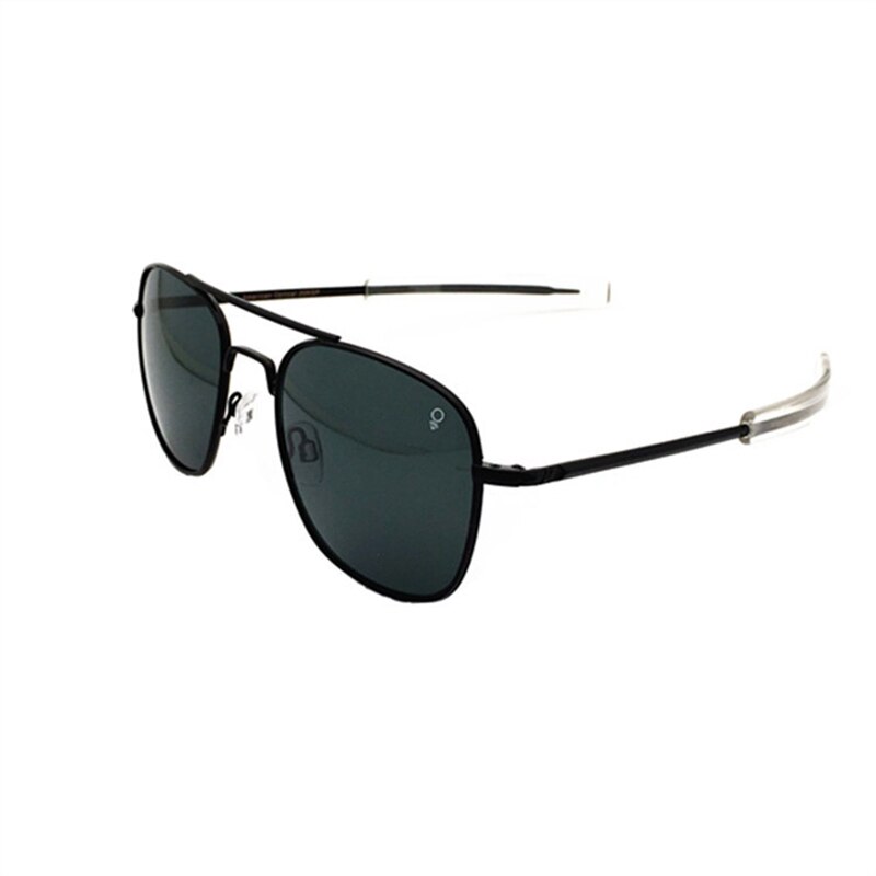 Militar do exército americano piloto ao óculos de sol lente de vidro dos homens mulher marca designer condução óculos masculino op55 op57 alta qualidade