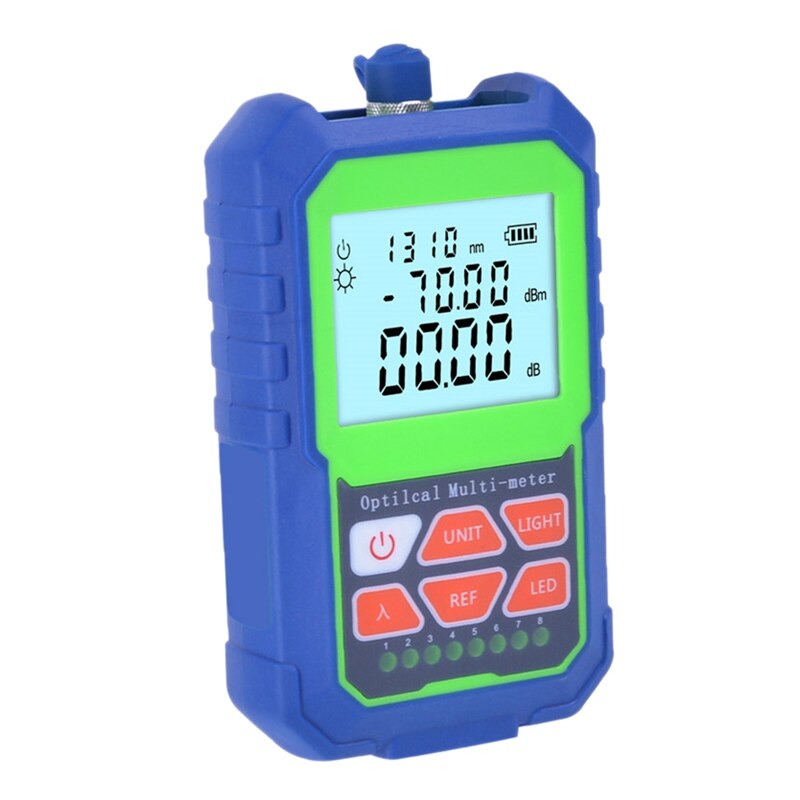 Fiber Optic Cable Tester Portable Optical Power Meter FC/SC/ST Universal Interface Fiber Network Fiber Optic Cable