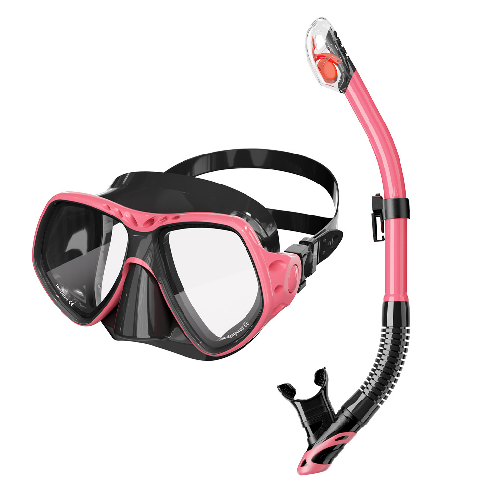 Neue Professionelle Tauchen Maske Schnorcheln Anzug Erwachsene Silikon Anti-Nebel-Brille Ausbildung Schnorchel Bausatz Schwimmen Ausrügestochen: verrotten