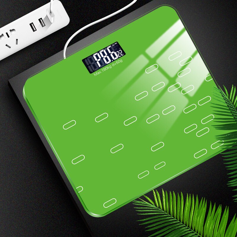 CE Certification Weight Scale Body Electronic Dry Battery Scale Household Accurate Adult ChildHealth Weighing Electronic Scale: Green-Battery