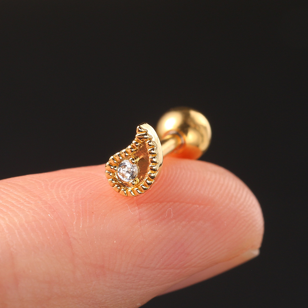 Tragus conch piercing örhänge för kvinnor 1pc helix rook lob orm blixtnedslag öra brosk septum piercing hoop örhängesmycken