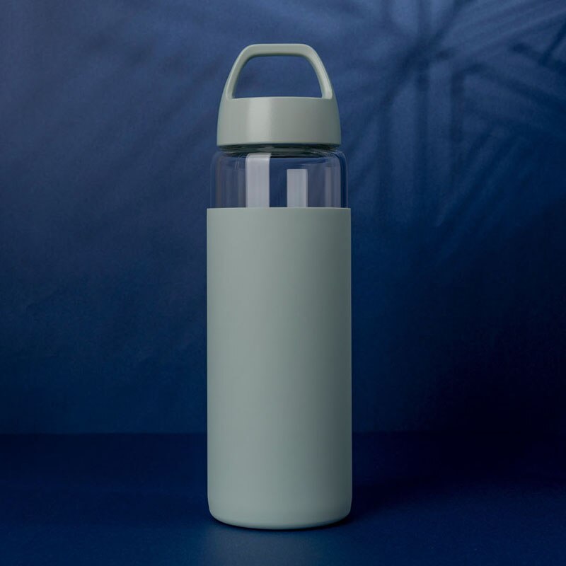 Mufor verre 480mL verre Transparent tasse bouteille d'eau chaude voyage tasse anti-déflagrant voyage verre tasse