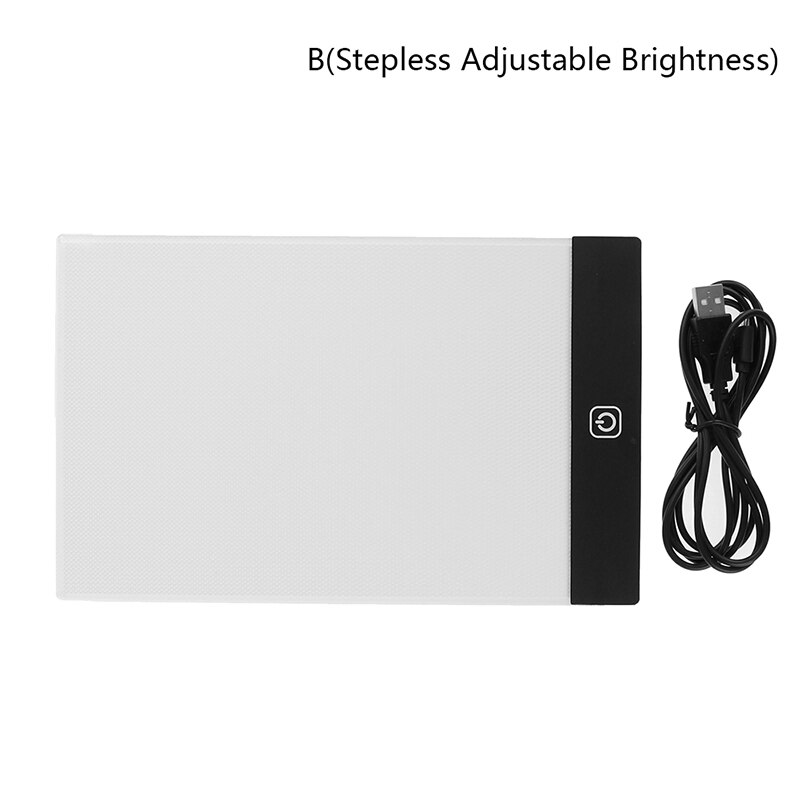 A5 Led Art Stencil Board Light Box Usb Tracing Tekening Tafel Verstelbare Pad: B