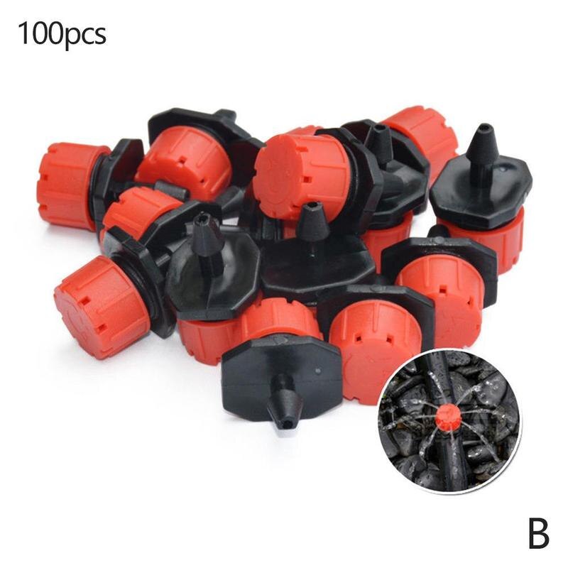 Adjustable Irrigation Sprinkler Drip Irrigation System Supplies Adjustable Adjustable Garden Emitters Dripper ,Drip S0P4: 100