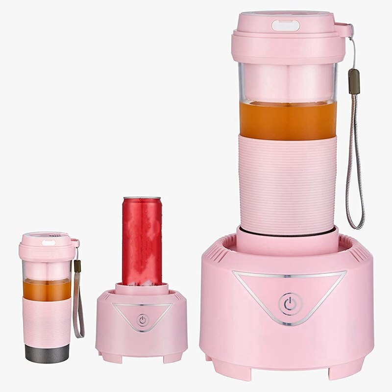 Electronic Cooling Personal Blender,Smoothies Juicer, Rechargeable Mini Size Cooling Blender,for Home Office Travel